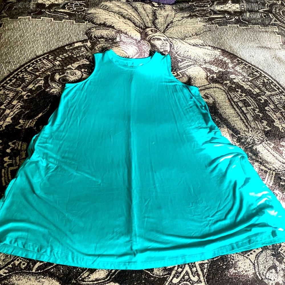 Turquoise nightgown with pockets size: XXXL